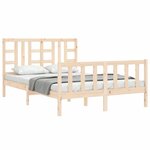 vidaXL Cadre de lit sans matelas 160x200 cm bois massif de pin