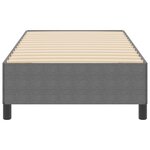 vidaXL Cadre de lit Gris clair 80x200 cm en tissu velours côtelé