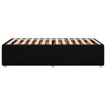 vidaXL Cadre de lit Noir 90x190 cm Tissu