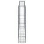 vidaXL Paniers à gabions arqués 20 Pièces 400x50x220/240 cm Fer galvanisé