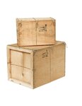 (lot  2 caisses) caisse bois contreplaqué mussy® - paquet de 2 1155 x 590 x 590mm