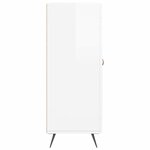 vidaXL Buffet Blanc brillant 69 5x34x90 cm Bois d'ingénierie