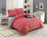 Parure de lit rouge TRENDY 260 x 240 cm