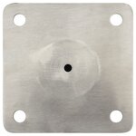 vidaXL Base de parasol pour mât Ø38/48 mm argenté acier