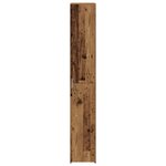 vidaXL Meuble vieux bois 30x42.5x185 cm Bois d'ingénierie