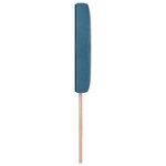 Tête de lit vidaXL avec boutons en cristal capitonnés bleu foncé 90 cm en velours