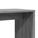 vidaXL Table d'appoint Sonoma gris 50x30x50 cm Bois d'ingénierie