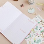 Journal de gratitude Mes petits bonheurs - F16071-Rose framboise - Draeger