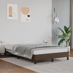 vidaXL Cadre de lit Marron 120x200 cm Similicuir