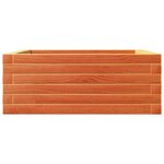 vidaXL Jardinière cire marron 60x60x23 cm bois de pin massif