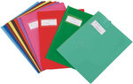 Protège-cahier Styl'SMS A4 (21x29,7 cm) pvc 120 avec Porte-étiquette Bleu turquoise ELBA