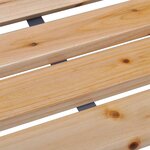 vidaXL Banc de jardin 112 cm Bois de sapin massif
