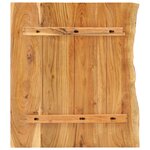 vidaXL Dessus de meuble-lavabo de salle de bain Acacia 58x52x2 5 cm