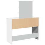 vidaXL Coiffeuse avec LED blanc 100x40x130 cm