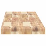 vidaXL Étagères flottantes 3 Pièces 120x30x4 cm acacia massif non traité
