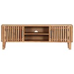 vidaXL Meuble TV 130x30x45 cm Bois d'acacia massif