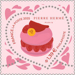 Timbre coeur - Pierre Hermé Paris - Lettre verte - 20g