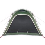 vidaXL Tente de camping 4 personnes vert libération rapide imperméable