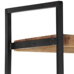 vidaXL Bibliothèque à 4 niveaux 124x30x180 cm Bois de manguier brut