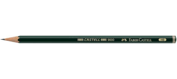 Crayon papier 9000 hexagonal mine 2mm 5B FABER-CASTELL