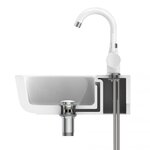 EISL Mitigeur de lavabo FUTURA blanc-chrome
