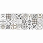 Tapis Rectangle 45x120 cm Mousse Salou Naturel