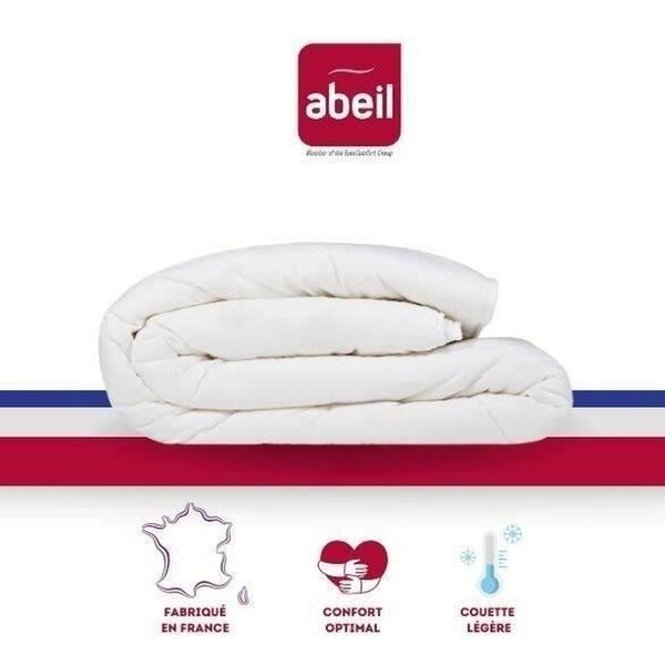 ABEIL Couette légère 200 x 200 cm blanc