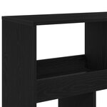 Paravent vidaXL 2 Pièces Chêne noir 100x33x187 5 cm Bois d'ingénierie