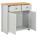 vidaXL Buffet Gris 79x35x81 cm