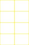 Paquet de 40 étiquettes multi-usages, 38 x 29mm, blanches avery zweckform