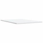 vidaXL Sommier à lattes de lit avec matelas Crème 140x200 cm Tissu