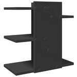 Organisateur armoire de bureau 42 x 21 5 x 42 cm bois d'ingénierie Black 02_0043563