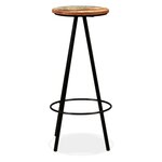 vidaXL Ensemble de bar 5 Pièces Bois de récupération massif