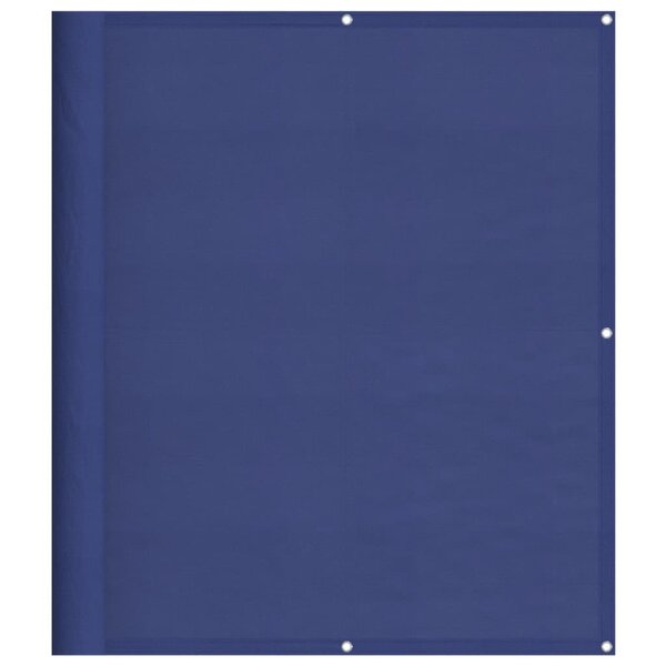 vidaXL Écran de balcon bleu 120x700 cm 100  polyester oxford