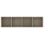 vidaXL Bibliothèque/Meuble TV Chêne sonoma 143x30x36 cm