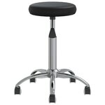 Chaise fauteuil siège pivotante de bureau informatique étude similicuir noir 02_0024158