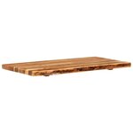 vidaXL Dessus de meuble-lavabo de salle de bain Acacia 100x52x3 8 cm