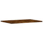 vidaXL Étagères murales 4 Pièces chêne fumé 60x40x1 5cm bois d'ingénierie