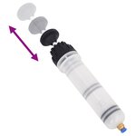vidaXL Purgeur de frein blanc et noir 0 2 L