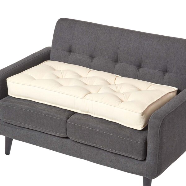 Coussin rehausseur pour canapé en coton  Crème - HOMESCAPES