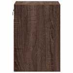 vidaXL Meubles TV muraux lumières LED 2 Pièces chêne marron 41x31x45 cm