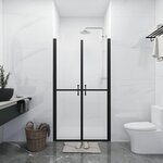 vidaXL Porte de douche ESG dépoli (78-81)x190 cm