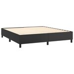 vidaXL Cadre de lit sans matelas noir 180x200 cm similicuir