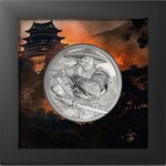 Pièce de monnaie en Argent 25 Dollars g 155.5 (5 oz) Millésime 2025 SAMURAI