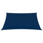 Vidaxl voile de parasol tissu oxford rectangulaire 5x6 m bleu