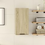 vidaXL Armoire de salle de bain murale Chêne sonoma 32x20x67 cm