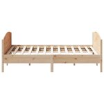 vidaXL Cadre de lit sans matelas 180x200 cm bois massif de pin