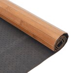 vidaXL Tapis rectangulaire naturel 100x300 cm bambou