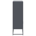 vidaXL Buffet haut anthracite 68 5x38 5x123 5 cm acier