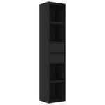 vidaXL Bibliothèque Noir 36x30x171 cm Bois d'ingénierie